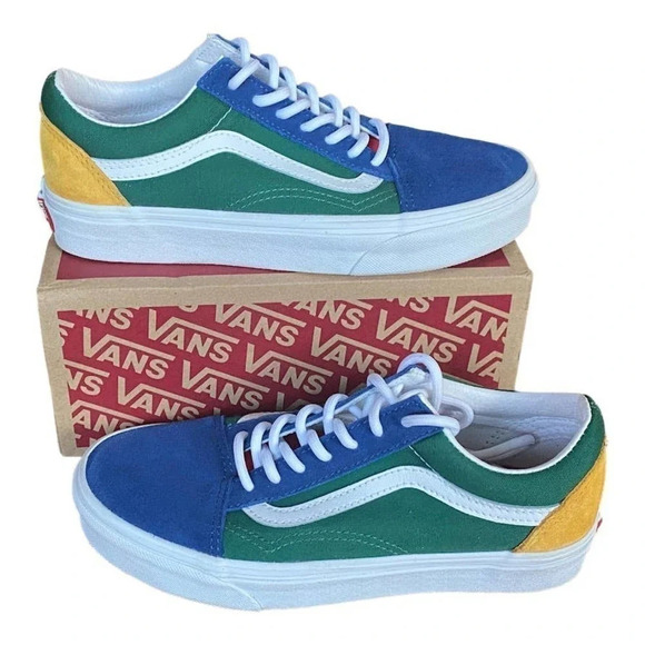 Vans Off The Wall Old Skool Womens Size 6.5 Mens 5 Multicolor Sneakers 500714 - Picture 1 of 12